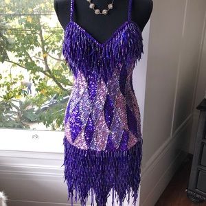 Sequin party dress - Mardi Gras, anyone?